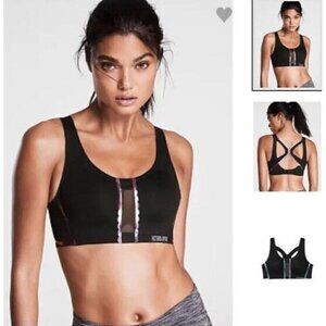 Victoria's Secret Sport Angel Max Scallop Iridescent Support Sports Bra Sz 32DD